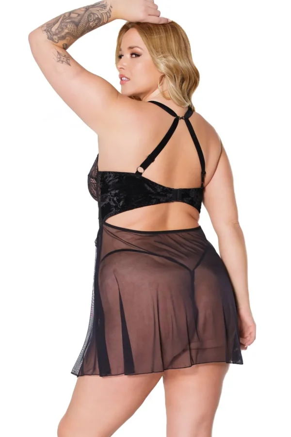 Candlelit Memories Babydoll & G-String Set