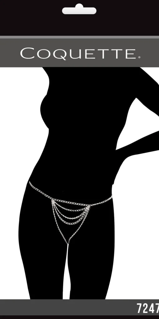 Chain Gain Crotchless Chain Panty