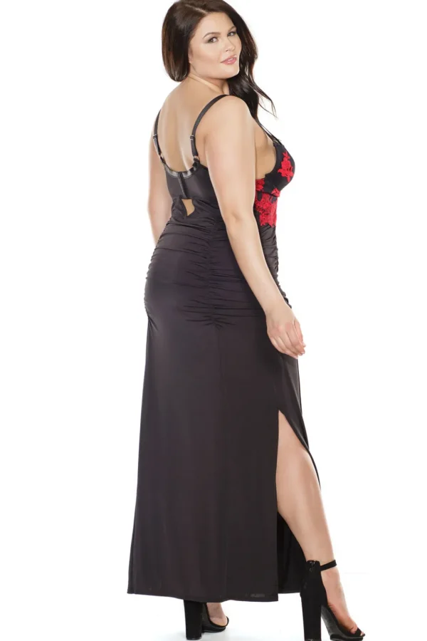 Embroidered Elegance Gown