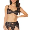 Evening Rendezvous Bra, Garter Belt & Thong