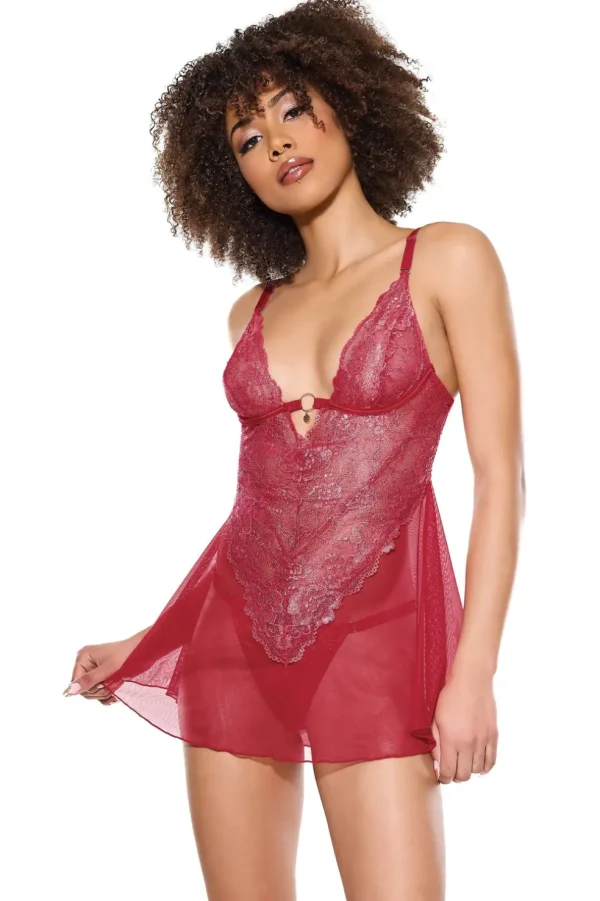 Fireside Babydoll & Thong