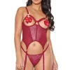 Fireside Bustier & Thong