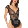 French Kiss Teddy, Apron & Headpiece