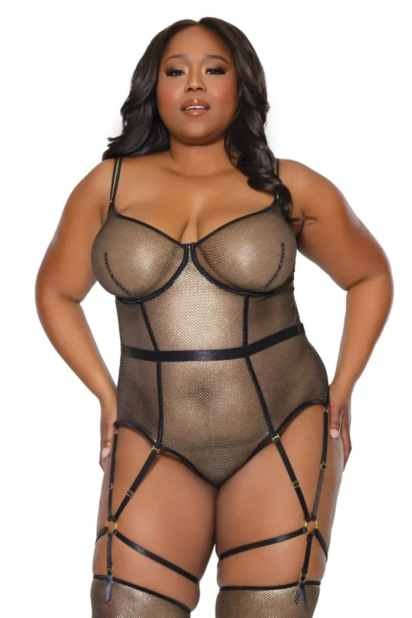 Gilded Seduction Teddy