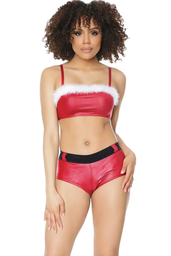Holiday Vixen Bra Top & Booty Shorts