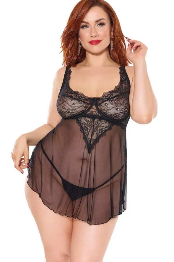 Mix & Mingle Babydoll & G-String