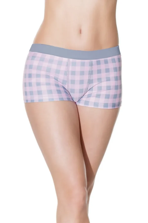 Plaid About You Booty Shorts