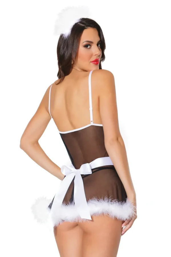Room Service Babydoll, Apron & Headpiece