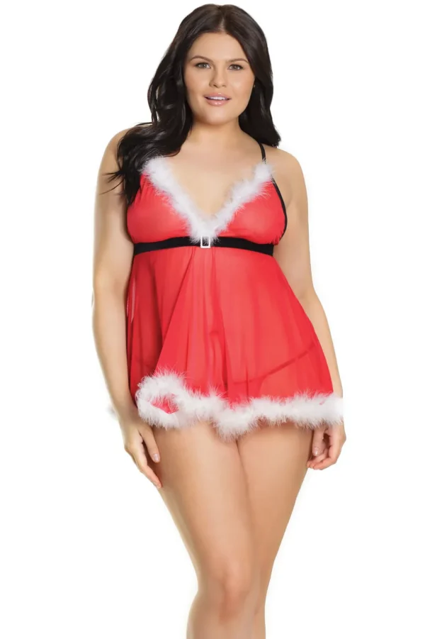Sleigh Belle Babydoll & G-String