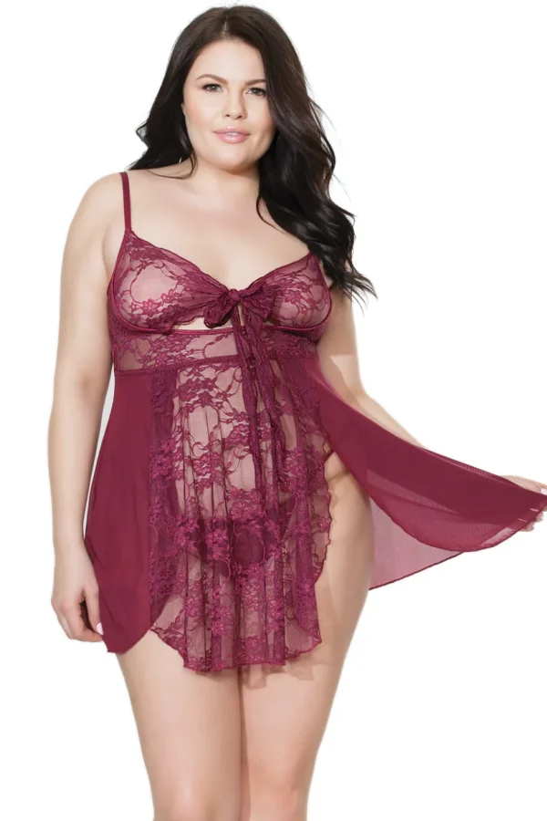 The Pour Me Another Babydoll & G-String