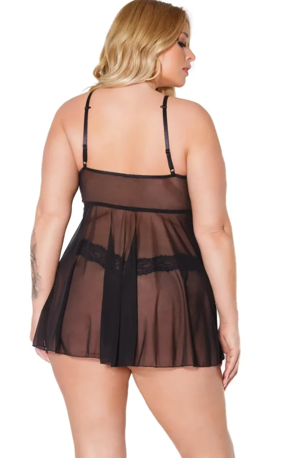 Truth Or Dare Babydoll & Thong Set