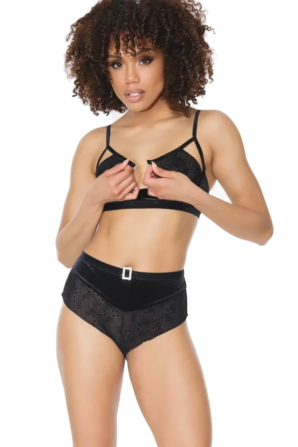 Velvet Touch Bra Set